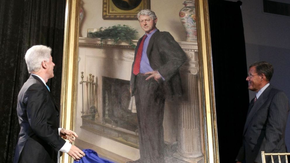 Bill Clinton's portrait artist secretly includes Monica Lewinsky |  whas11.com