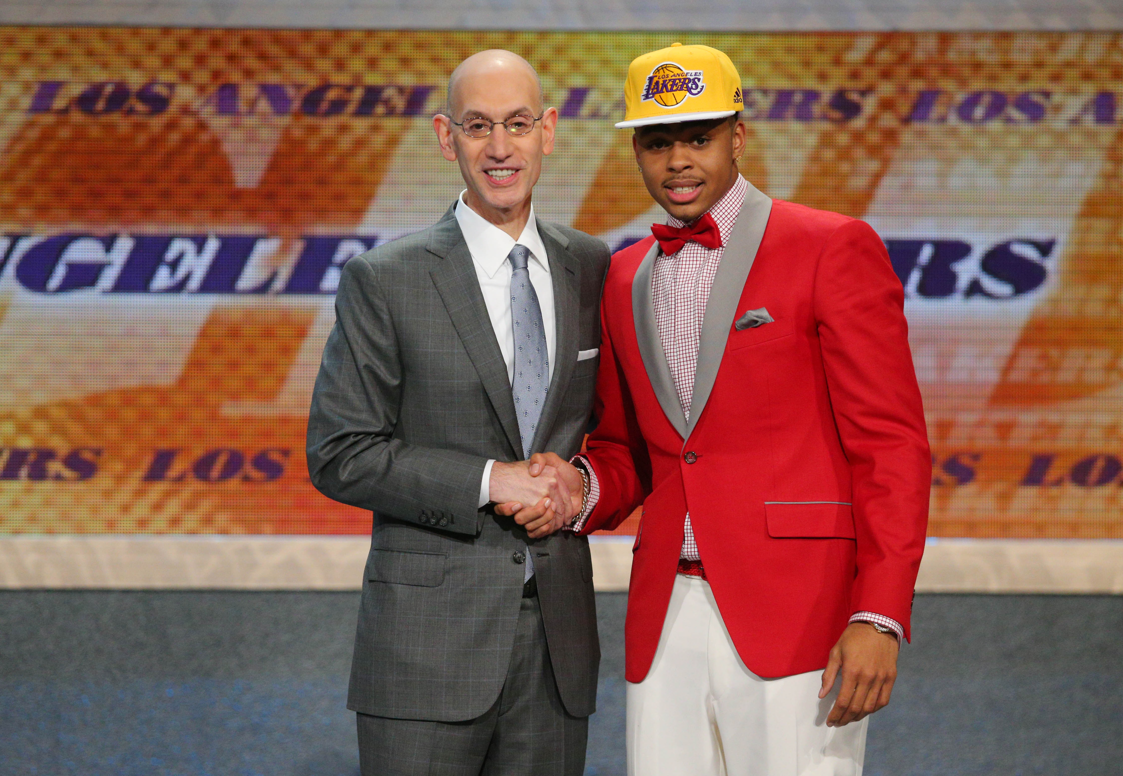 LA Lakers pick D'Angelo Russell 2nd overall in NBA draft