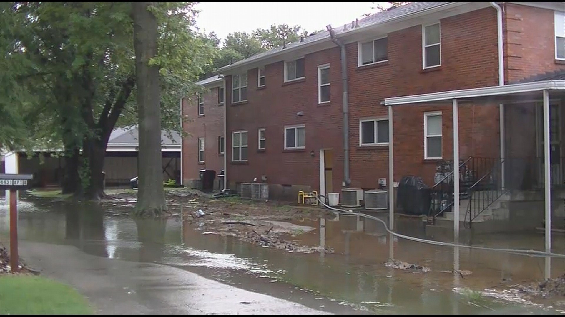 St. Matthews apartment complex flooded after recent storms