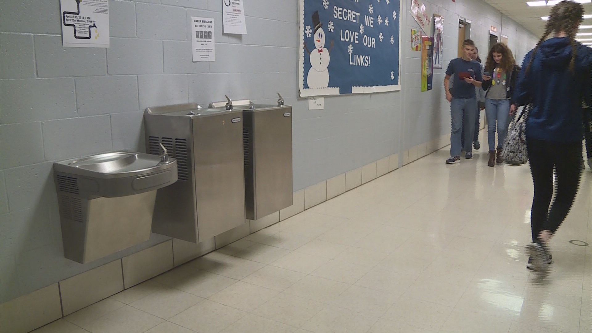 Tests find elevated lead levels in school water fountains