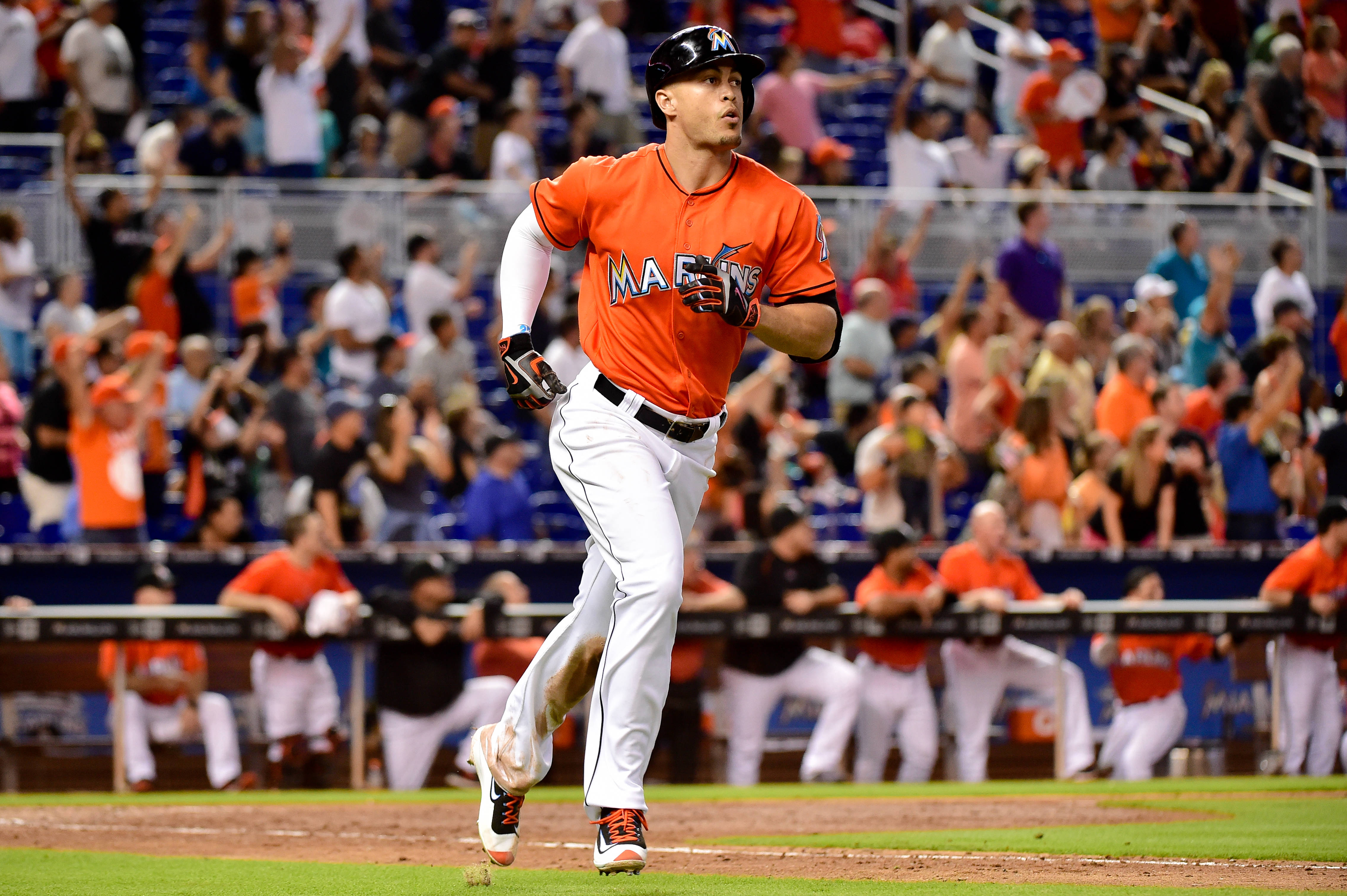 Giancarlo Stanton's 56th Home Run Helps Marlins Complete Sweep of