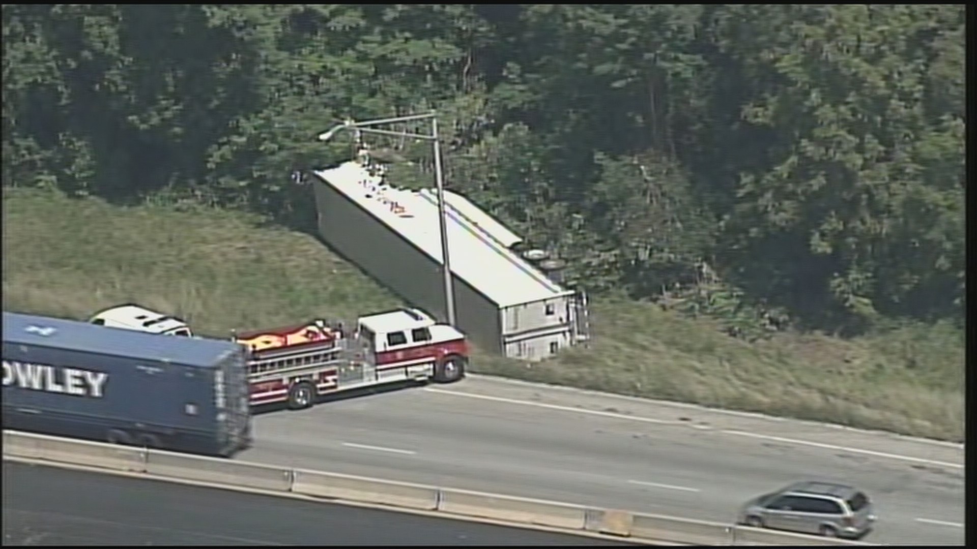 KSP Crash involving semi on I65N in Hardin Co.