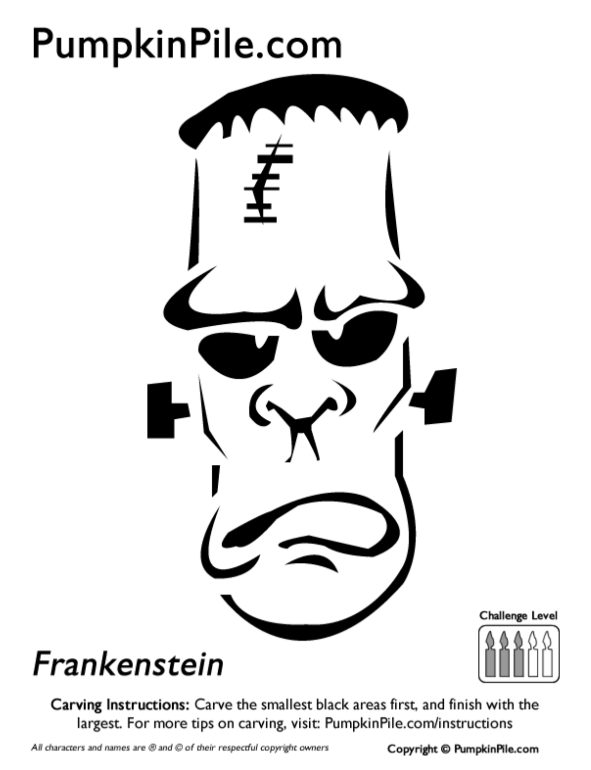 Stencil Frankenstein Face Template peacecommission kdsg gov ng