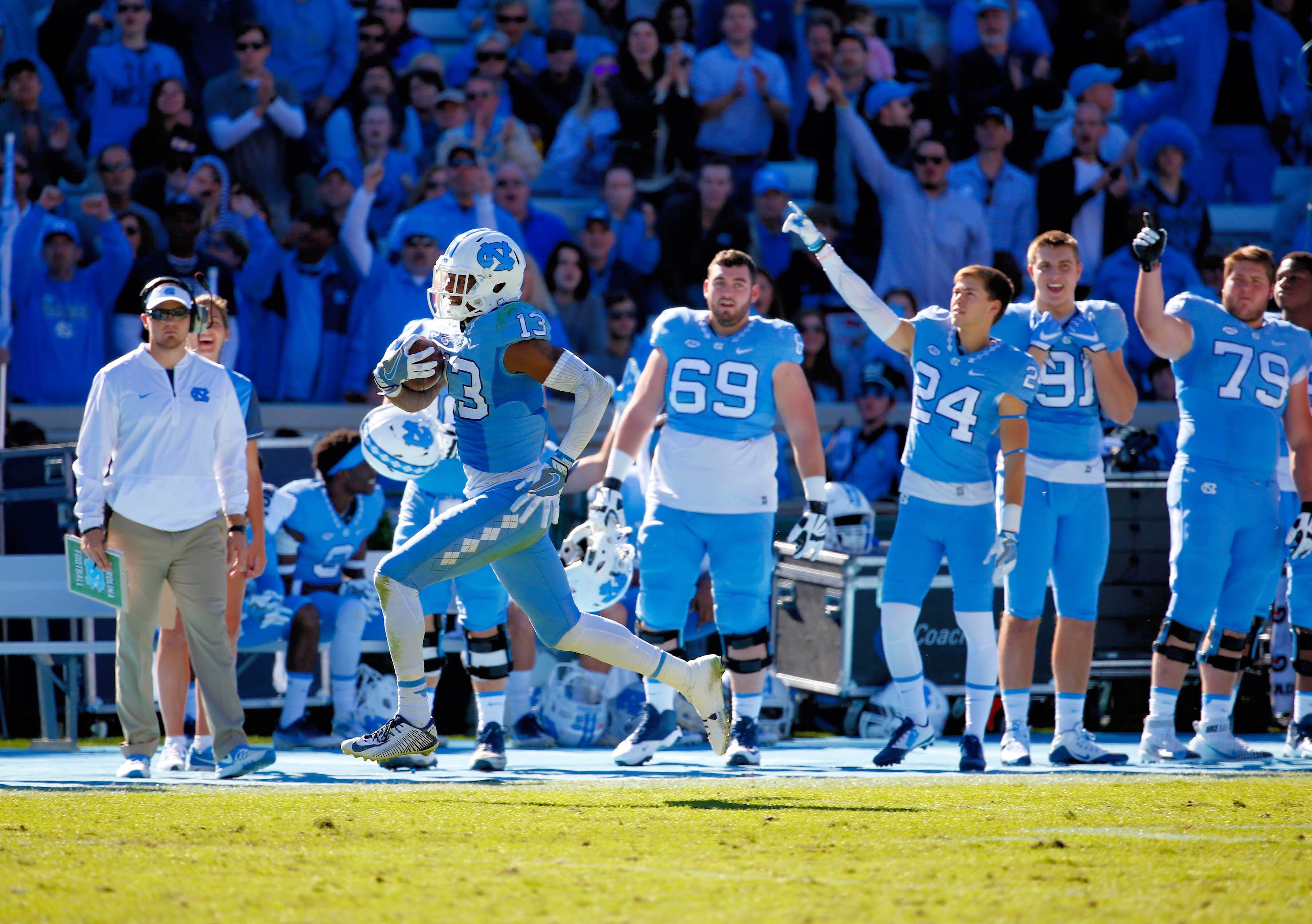 Georgia Tech Yellow Jackets vs North Carolina Tar Heels - November