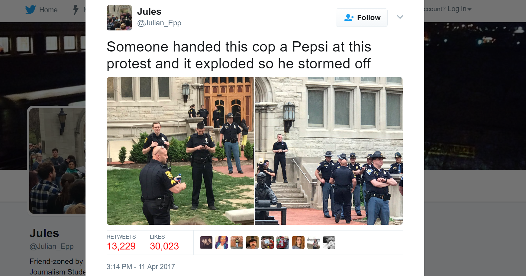Indiana students just turned the Kendall Jenner Pepsi ad into a real protest tactic | www.bagsaleusa.com