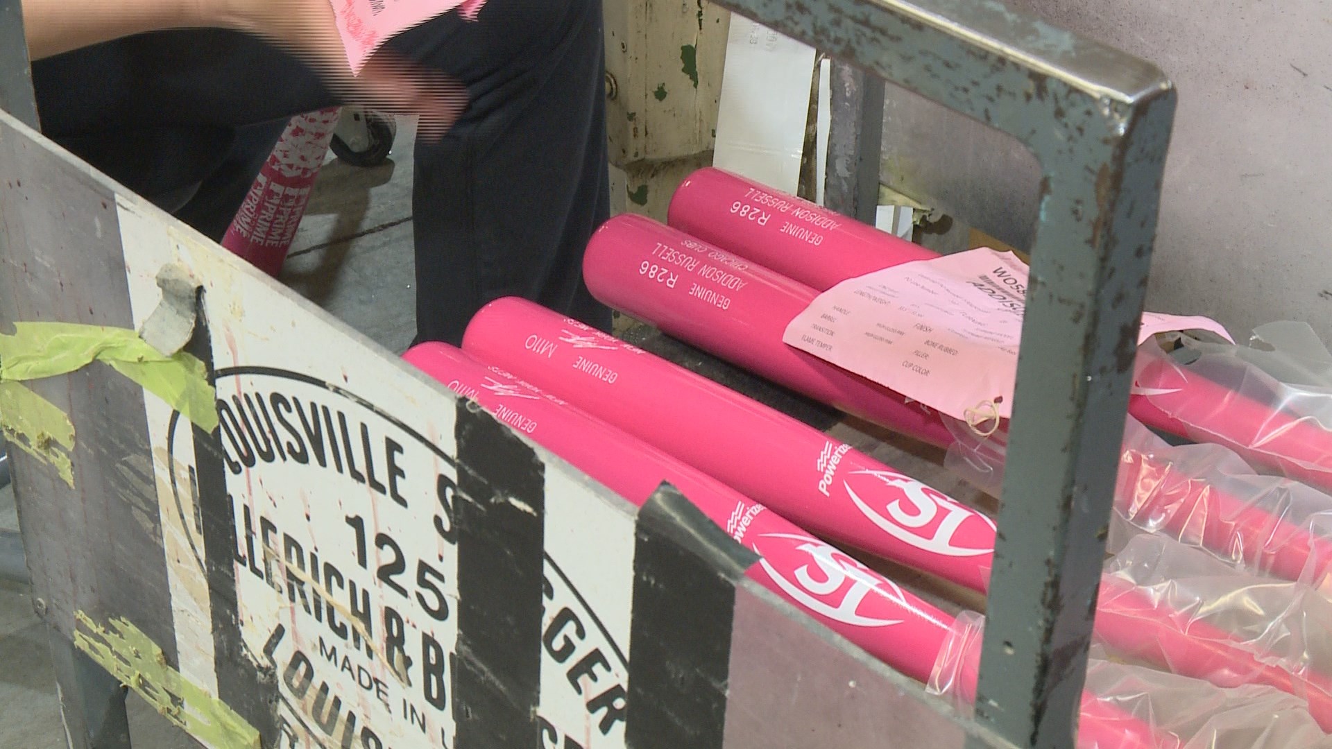 Slugger Museum honors Mother's Day with pink bats, plus Derek Jeter bat  giveaway on Saturday