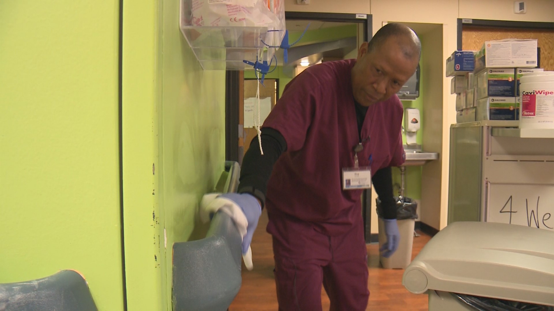 Hospital custodian turns job into beautiful calling