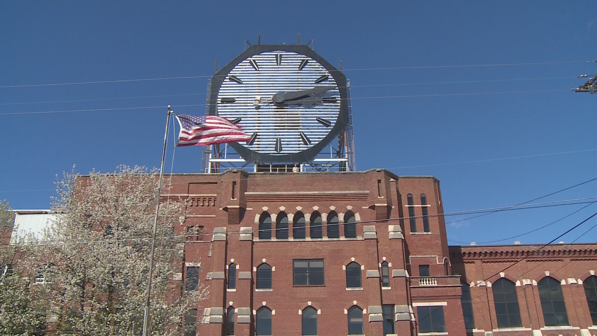 A close up look at the Colgate Clock | whas11.com