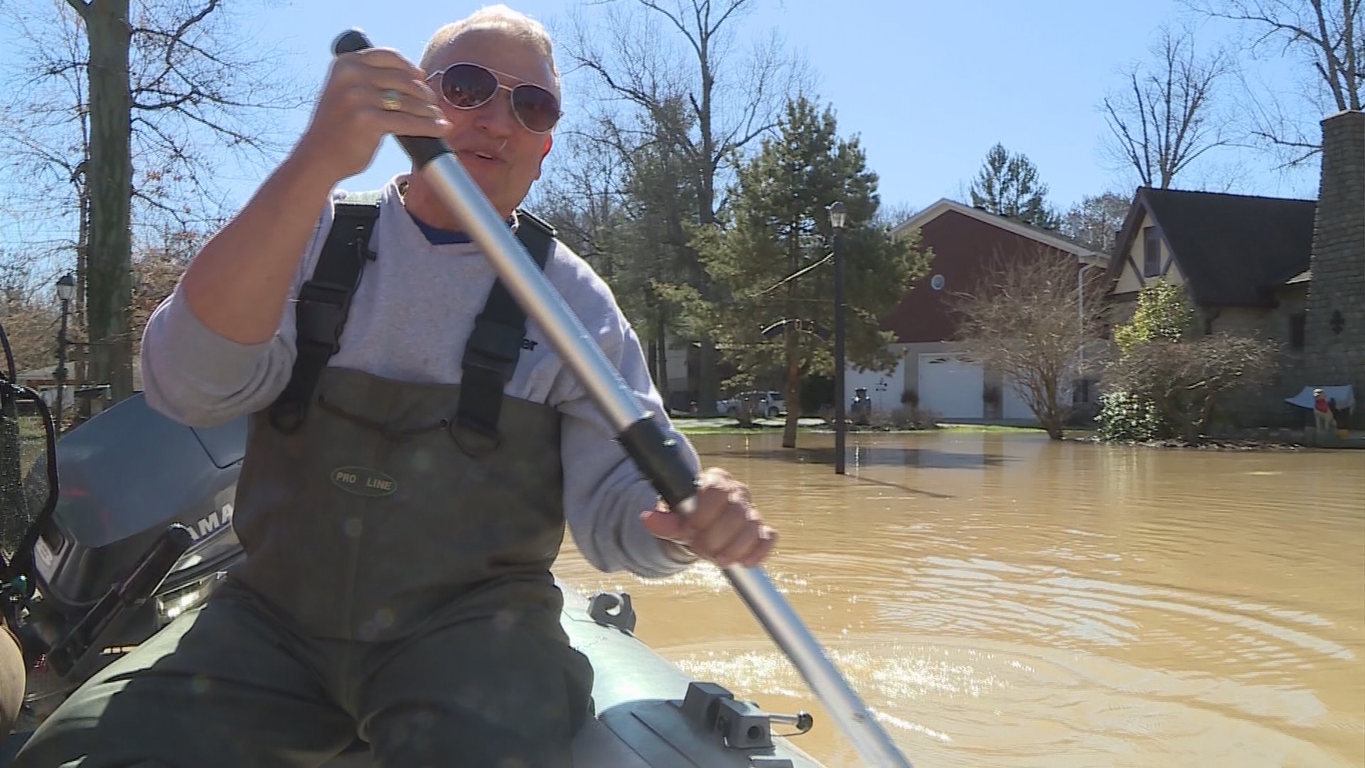 WATCH: View of Louisville flooding from boat, homes submerged in 12 ...